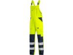 Reflexné nohavice NORWICH s náprsenkou Hi-Vis, žlté