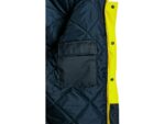 Zateplená reflexná bunda OXFORD Hi-Vis, žltá – Obrázok 3