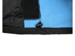 Softshellová bunda DURHAM unisex, čierno-modrá – Obrázok 3