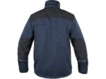 Pletená bunda GARLAND unisex, modro-čierna – Obrázok 2