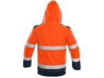 Zateplená reflexná bunda LUTON Hi-Vis 2v1, oranžová – Obrázok 2