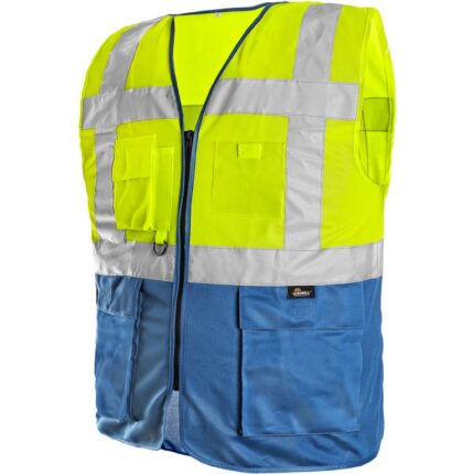 Reflexná vesta BOLTON Hi-Vis, žltá