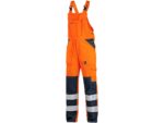 Reflexné nohavice NORWICH s náprsenkou Hi-Vis, oranžové