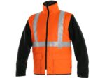 Zateplená reflexná bunda LONDON Hi-Vis 5v1, oranžovo-modrá – Obrázok 3
