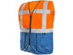 Reflexná vesta BOLTON Hi-Vis, oranžová