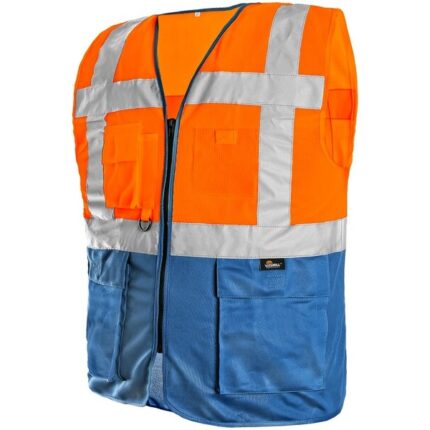 Reflexná vesta BOLTON Hi-Vis, oranžová