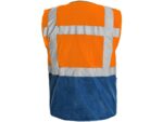 Reflexná vesta BOLTON Hi-Vis, oranžová – Obrázok 2