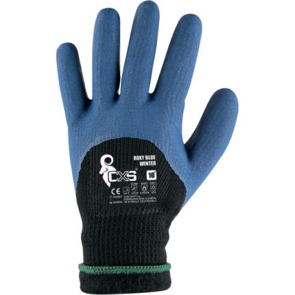Rukavice ROXY BLUE WINTER zimné máčané č.10