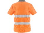 Reflexná polokošeľa DOVER Hi-Vis, oranžová – Obrázok 2