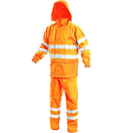Reflexný oblek do dažda YORK Hi-Vis, oranžový