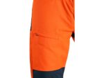 Reflexné nohavice CXS HALIFAX Hi-Vis s náprsenkou, oranžové – Obrázok 4