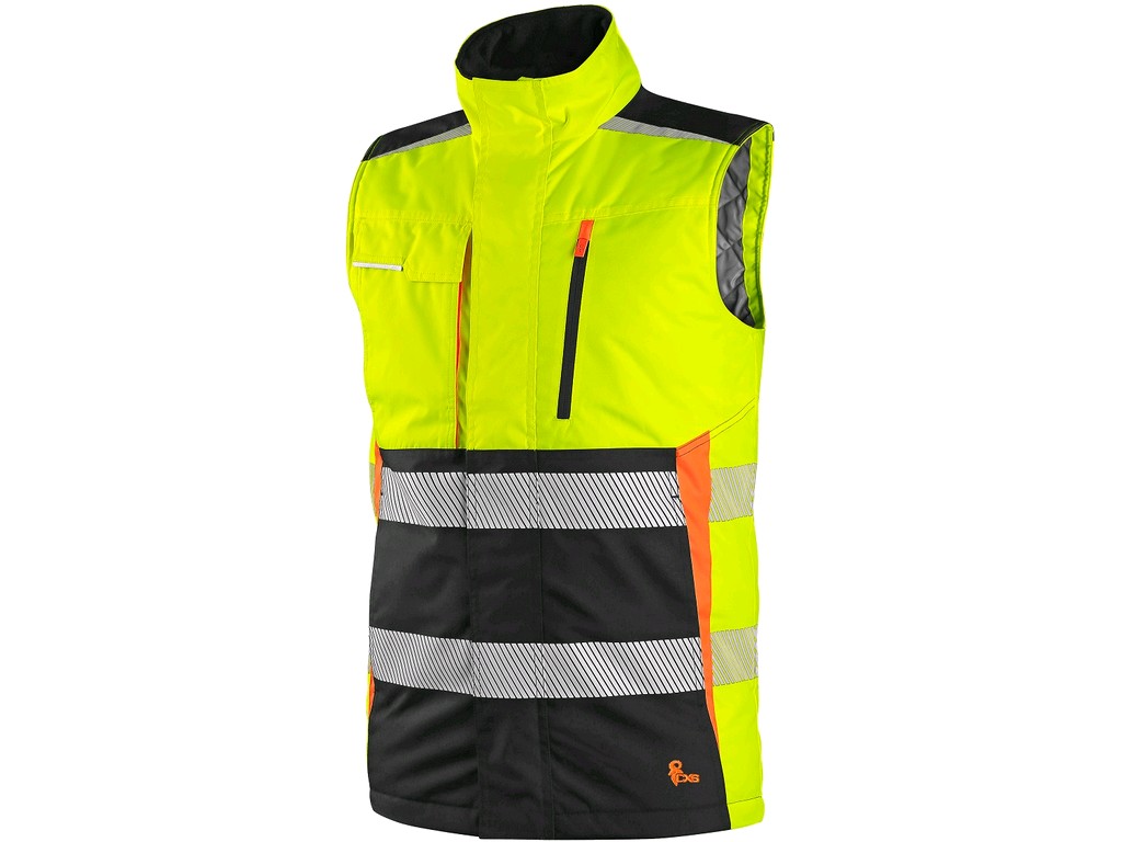71500_1114-079-160-00_1.jpg Zateplená reflexná vesta CXS BENSON Hi-Vis – Obrázok 1