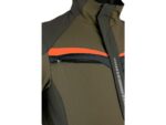 Montérková blúza CXS NAOS- khaki-oranžová – Obrázok 3