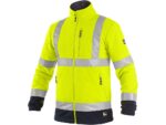 Reflexná fleecová bunda PRESTON Hi-Vis, žlto-modrá