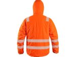 Reflexná obojstranná bunda CXS CHESTER Hi-Vis, oranžovo-modrá – Obrázok 2