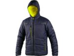 Reflexná obojstranná bunda CXS CHESTER Hi-Vis, žlto-modrá – Obrázok 3