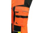 Reflexné montérkové nohavice CXS BENSON do pása Hi-Vis, oranžová – Obrázok 3